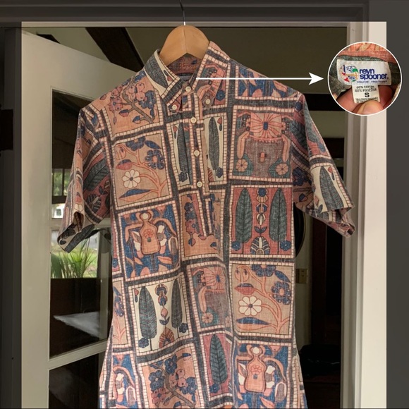 Reyn Spooner men’s short sleeve button up shirt - Picture 2 of 4